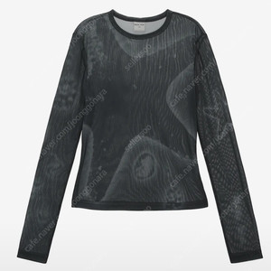 Matin Kim 마뗑킴 티셔츠 STARFISH MESH TOP IN CHARCOAL 5만원 무료배송