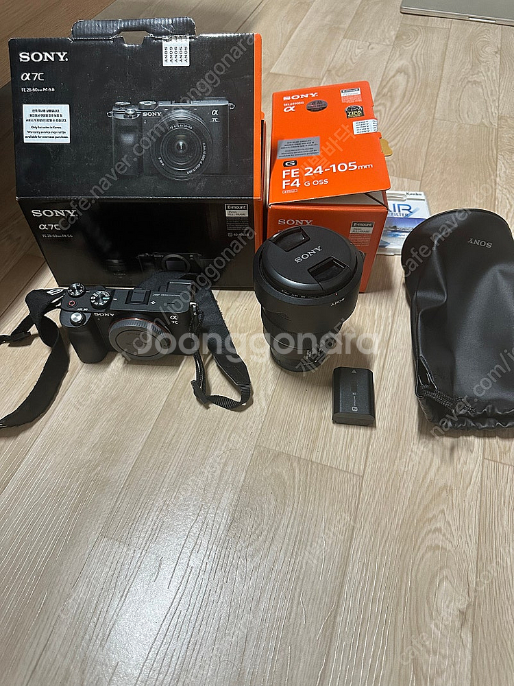 소니 a7c+24105g 렌즈 팝니다--2