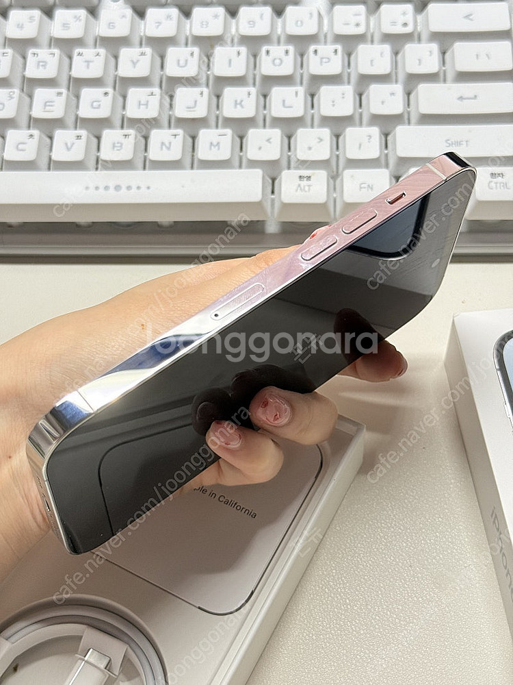 아이폰14 프로 256GB 화이트 풀박--3