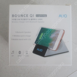 BOUNCE QI ALIO 무선충전기 블루투스 스피커 팔아요