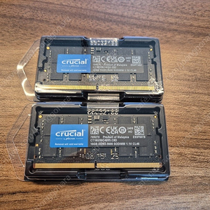 마이크론 노트북용 ddr5 5600mhz 16gb 두 장 미사용