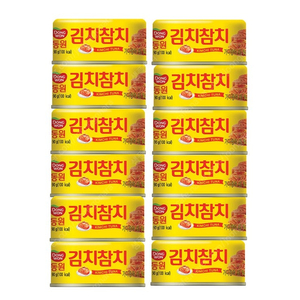 동원 김치참치 90g x 12개