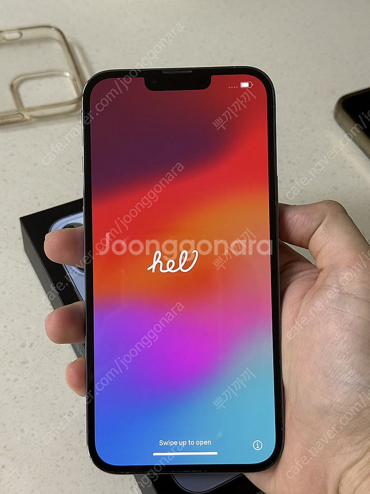 아이폰13 프로맥스 128GB 시에라블루 SSS급 판매...--0