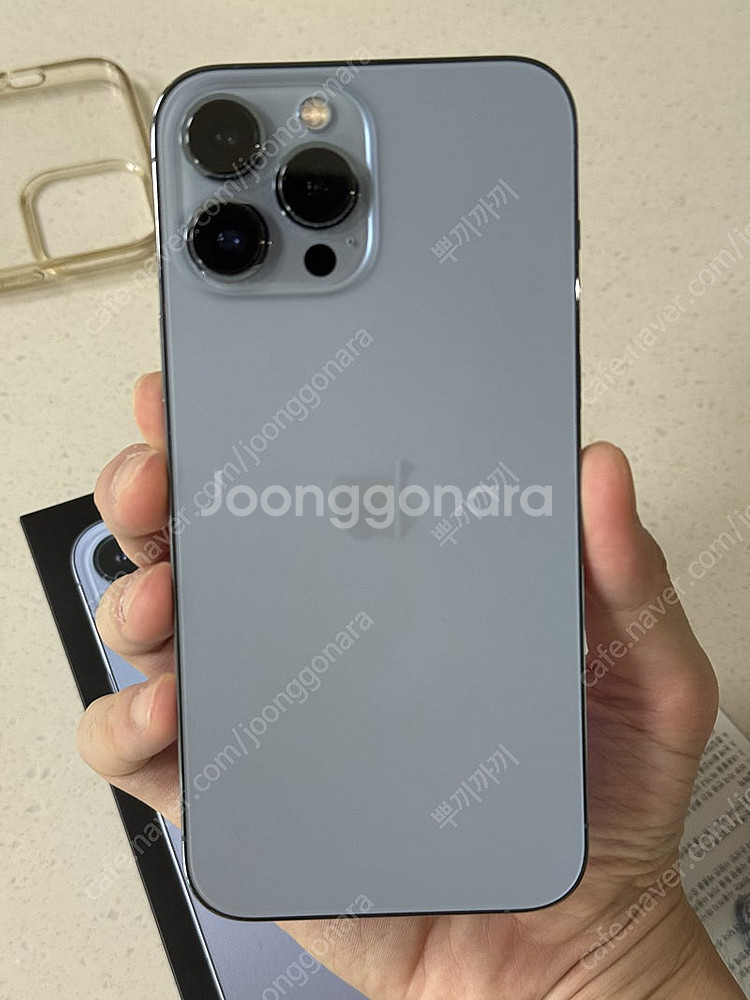 아이폰13 프로맥스 128GB 시에라블루 SSS급 판매...--4