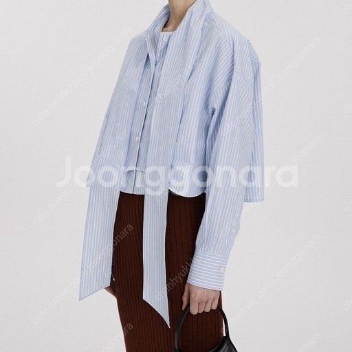 렉토 RECTO 보우 셔츠--1
