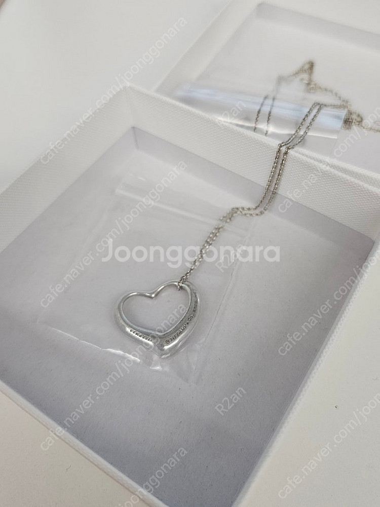 티파니앤코 오픈하트 목걸이, 하트 콤비 목걸이 반지--0