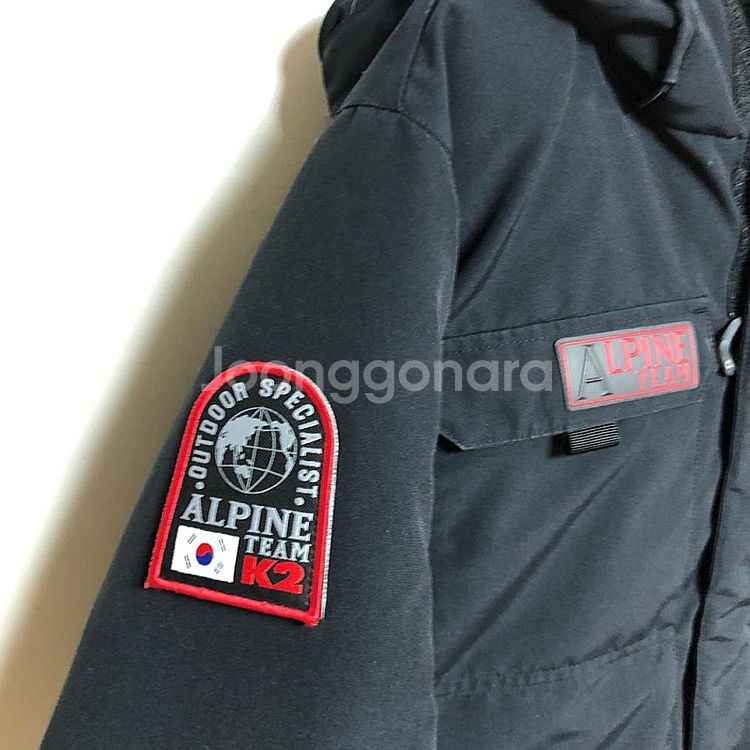 판매 K2 남성 오리털 패딩 100L--3