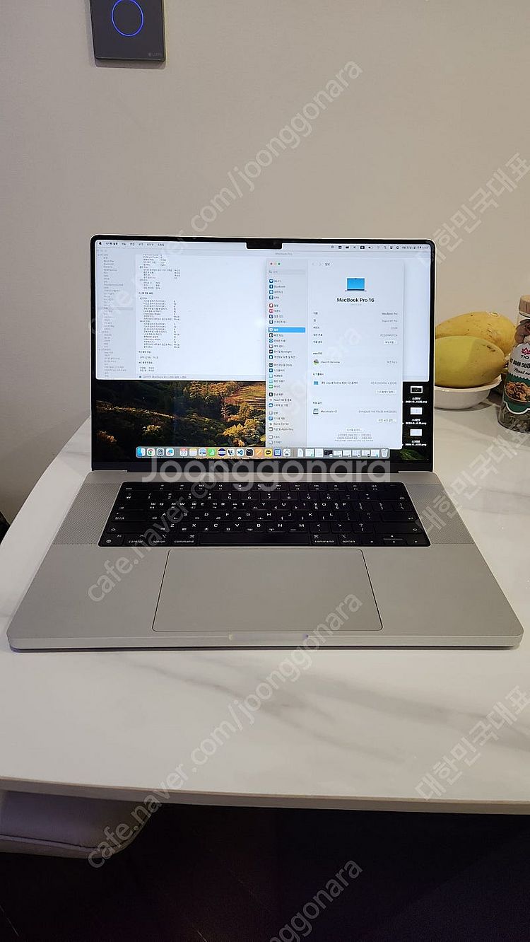 맥북프로 M1 16인치 32G 500G--3