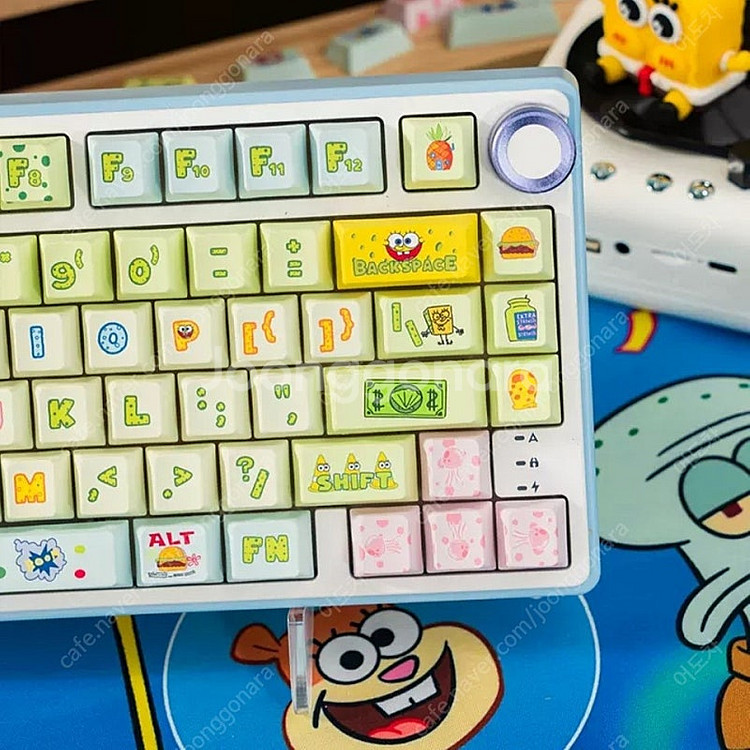 스폰지밥 뚱이 네모바지 네모 바지 키캡 동글 동글동글 ...--6