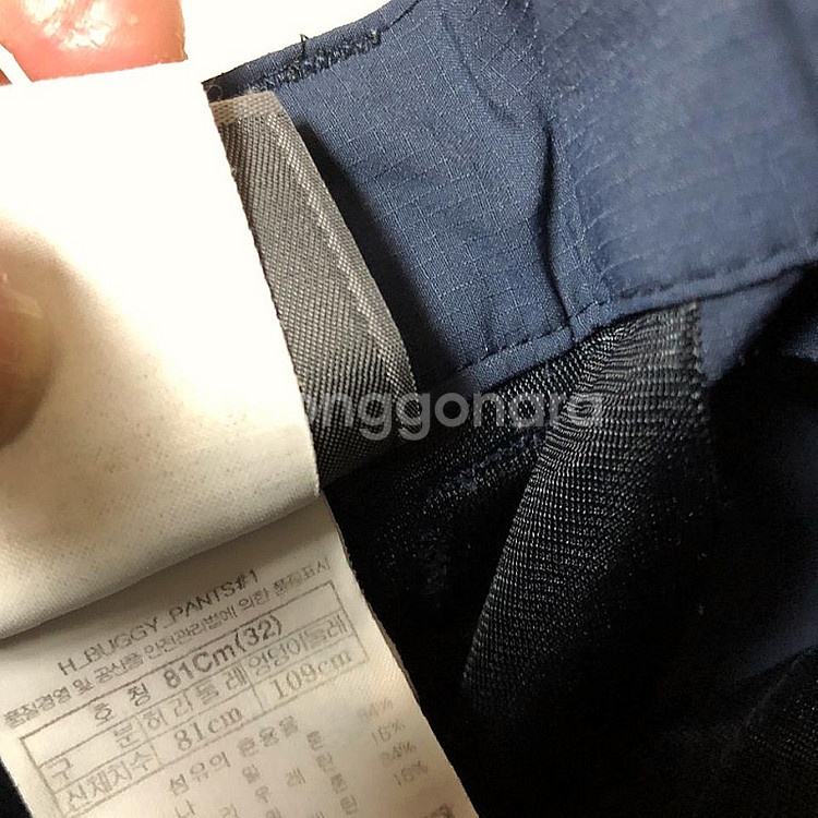 깨끗 블랙야크 남성 여름 바지 32인치--3