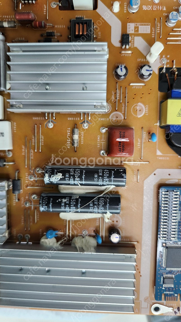 삼성 60인치 티비 UN60D8000YF 파워보드팝니다--1