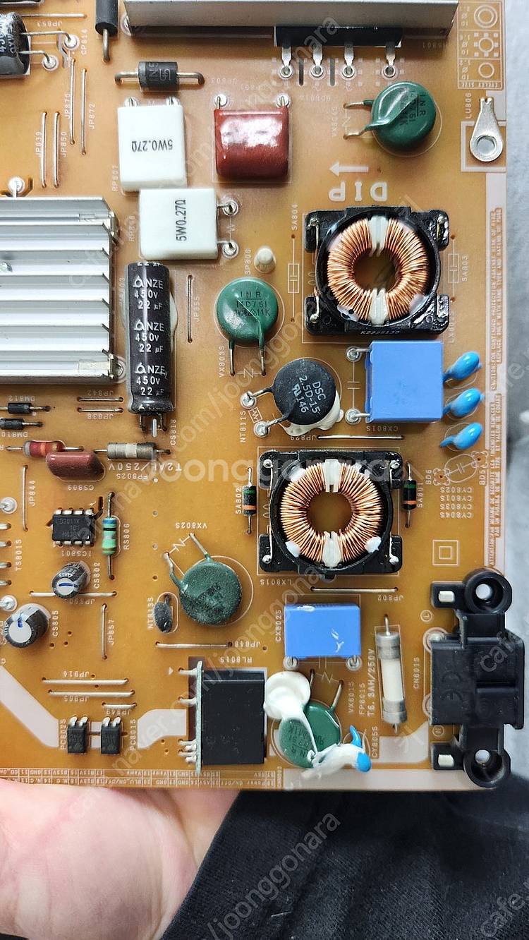 삼성 60인치 티비 UN60D8000YF 파워보드팝니다--3