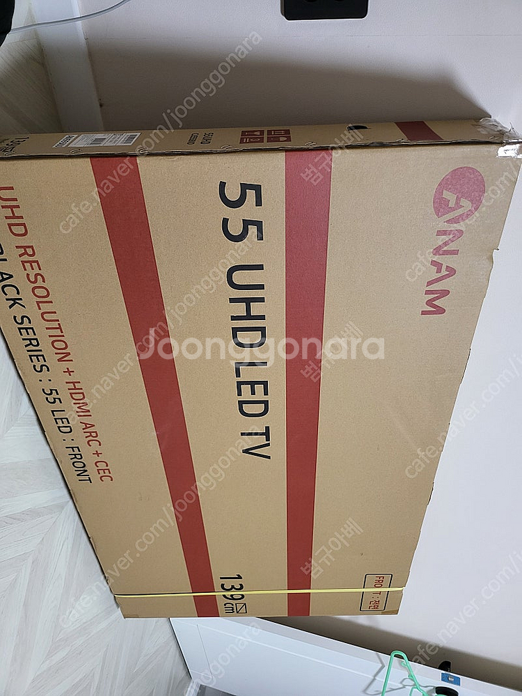 미개봉 아남 UHD 55인치 TV--0