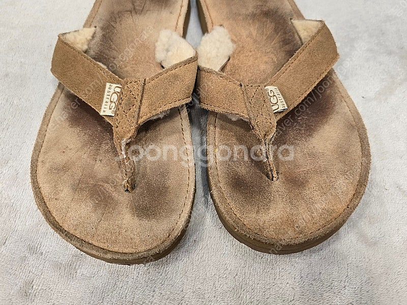 UGG 어그 양털 쪼리 슬리퍼 250--4
