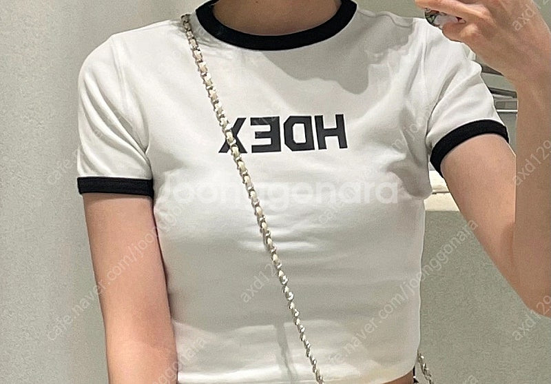 에이치덱스 크롭반팔 s--0