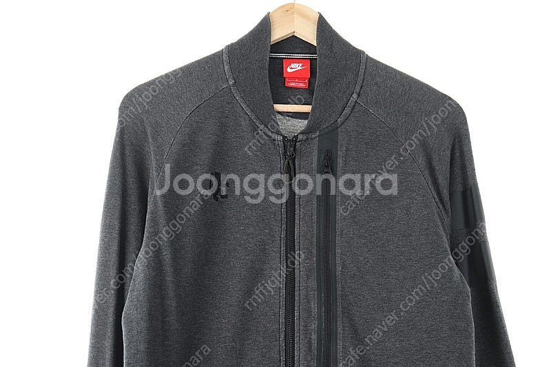 (L) 나이키 집업져지 트랙탑 그레이 테크팩 아메카지--2