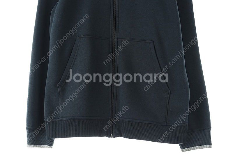 (M) 퓨마 집업져지 트랙탑 네이비 빅로고 아메카지--3