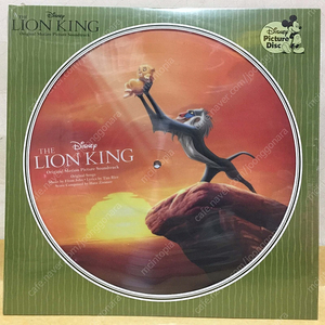 LP ; OST - lion king 라이언 킹 영화 음악 디즈니 애니메이션 사운드트랙 elton john 픽쳐디스크 엘튼 존