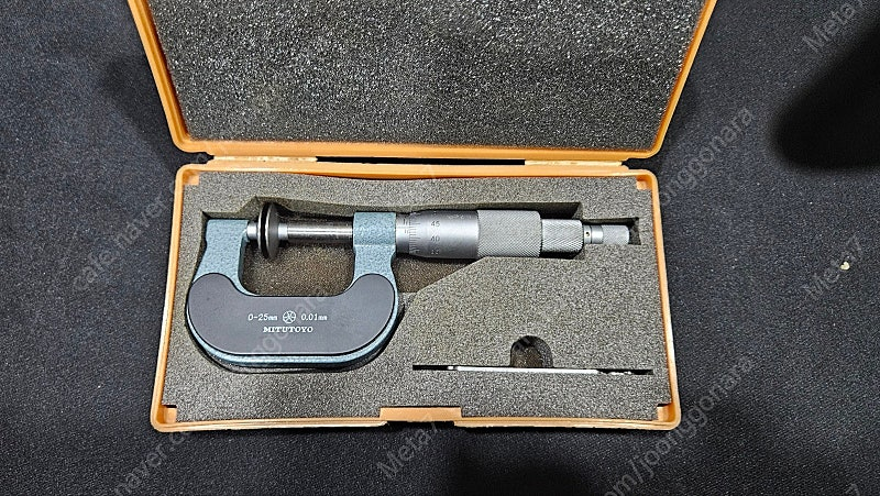 Mitutoyo 169-201 / 0~25mm, 0.01mm 마이크로미터 중고 판매 이미지