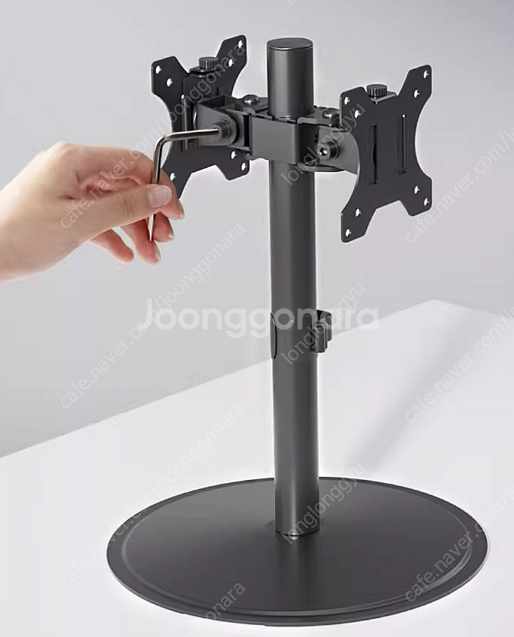 한성 4k 모니터 2대 + 화면전환 스위치 + 듀얼모니...--8