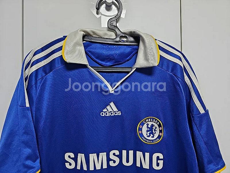 08 09 EPL 아디다스 정품 첼시 유니폼 드록바 마...--4