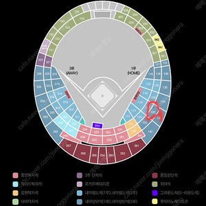 9/27 롯데자이언츠 : nc 1루 내야상단석 2연석