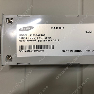 대구~~삼성복합기용 팩스키트 CLX-FAX160 중고 판매합니다