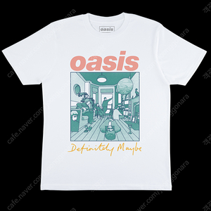 [L] 오아시스 Oasis Definitely Maybe 티셔츠