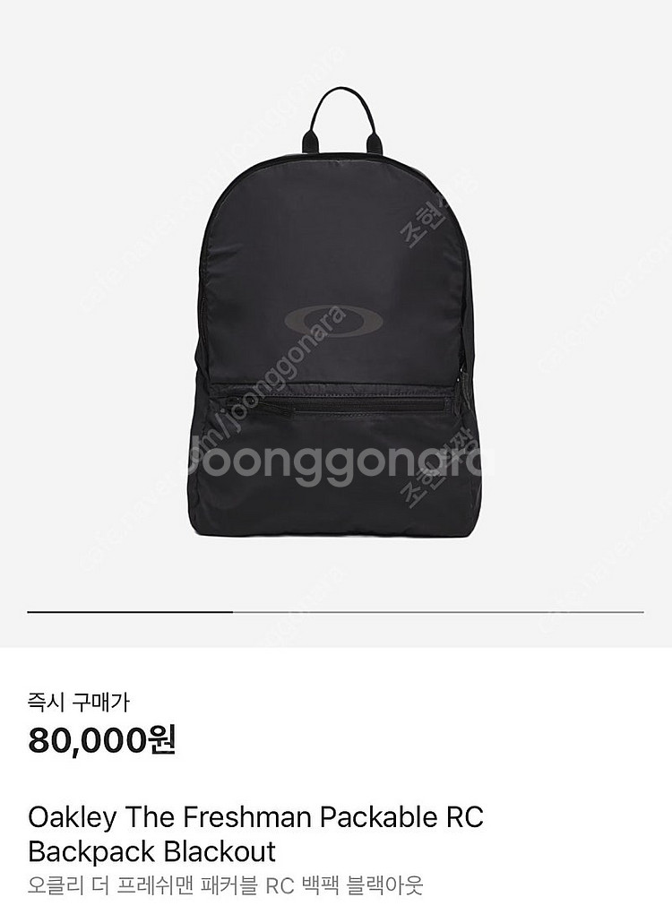 오클리 패커블 백팩 팝니다--0