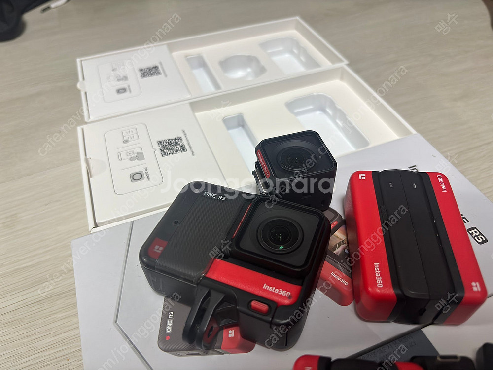 인스타360 one rs 4k 에디션 배터리4개 렌즈 ...--4