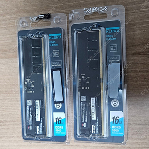 에센코어 klevv ddr5 5600-cl46 16gb x2 흑금치 a다이 언락 제품판매