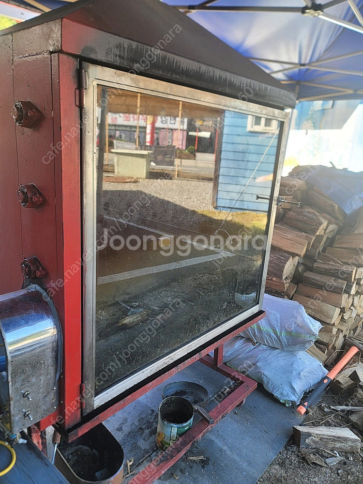 장작구이 바베큐 4단 자동기계 팝니다--2