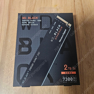 WD BLACK SN 850X SSD - 2TB (미개봉 새제품)