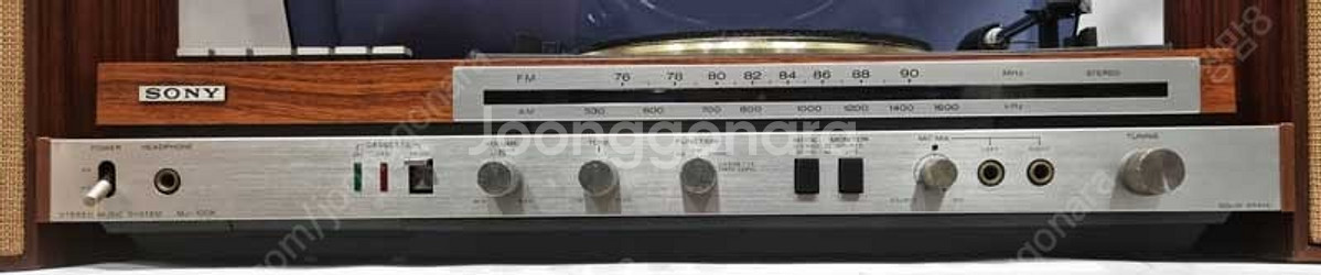 빈티지 올인원 리시버 SONY MJ-100K 스테레오 ...--3