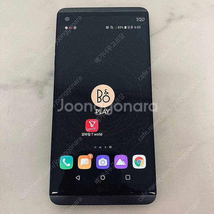 LG V20 블랙 64G 무잔상S급 4만5천원 판매합니...--0