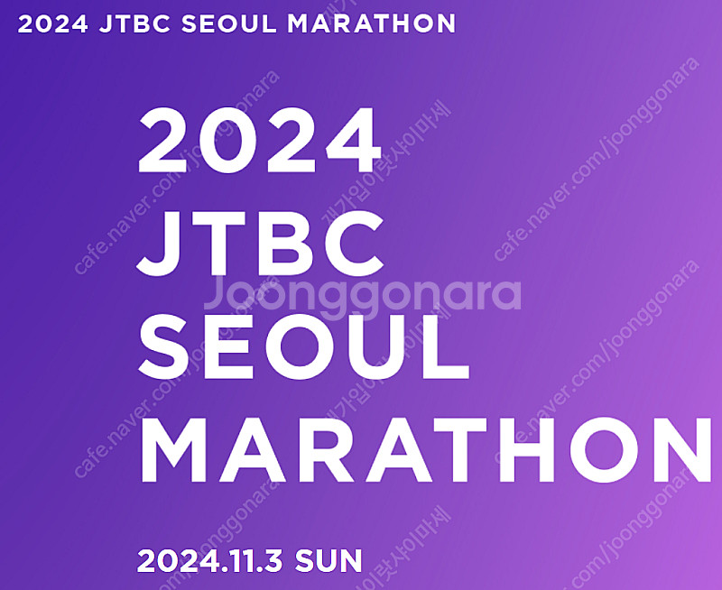 JTBC 10KM 참가권 (양도X, 티켓번호 등록후 사...--0