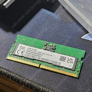 DDR5 8GB 노트북용 램 팝니다 택포9천