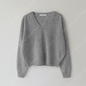 새상품] 낫띵리튼 Erin wool v-neck pullover (Gray)