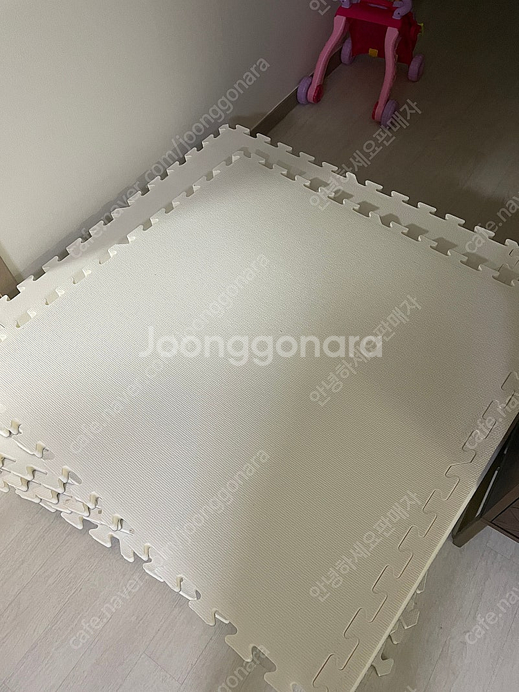 우다다 퍼즐매트 100*100*3.4 9장 화이트--0