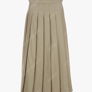 르셉템버(le917) front pleats wool skirt