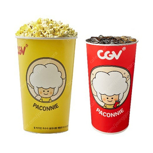 CGV 스몰세트 (팝콘(M) 1개 + 탄산음료(M) 1개) 기프티콘 한장