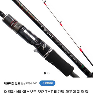 살라미스보트582TMT티탄팁 쭈갑로드