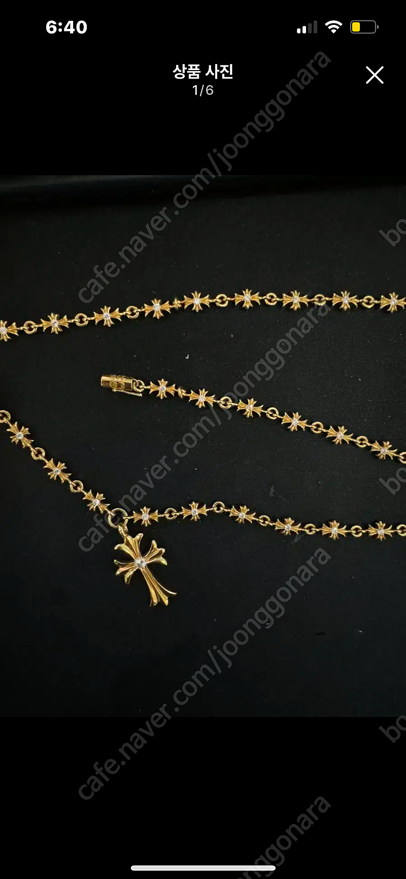 크롬하츠 22k 금목걸이 | 중고나라 - 안심되는 중고거래