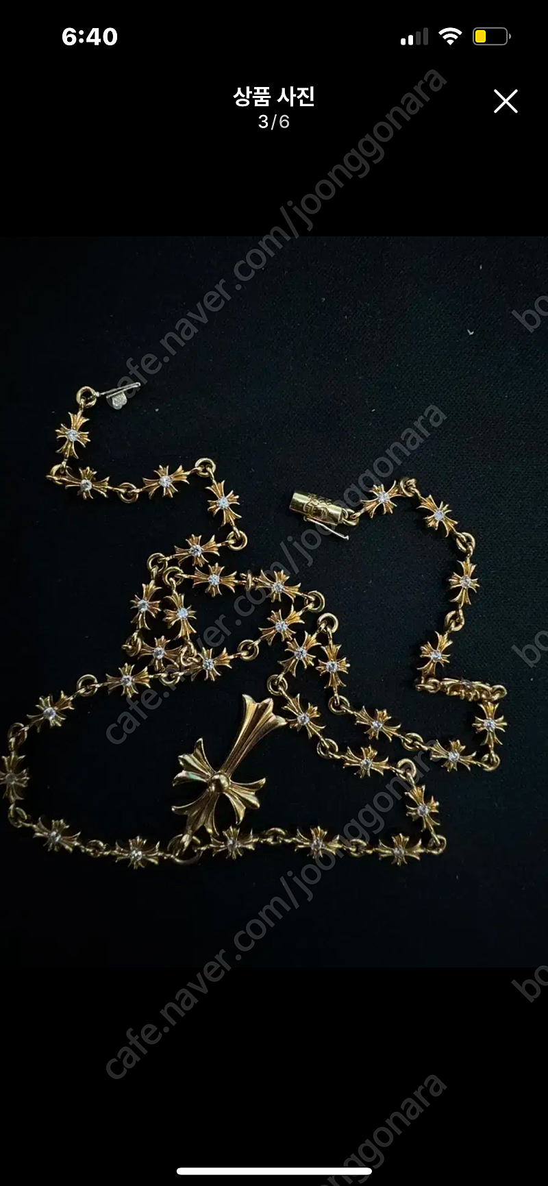 크롬하츠 22k 금목걸이 | 중고나라 - 안심되는 중고거래