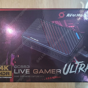 에버미디어 AVerMedia GC553 live gamer ultra 외장 캡쳐보드 미사용 판매합니다.