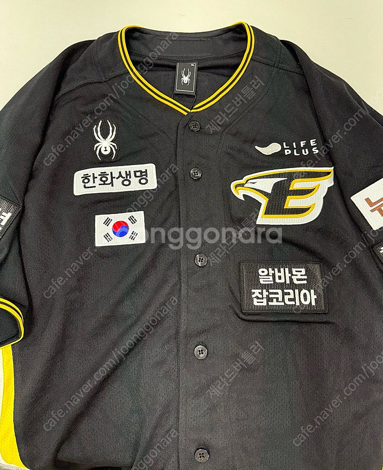 한화이글스 24블랙 에어포스 유니폼 L, 3XL 팝니다...--2