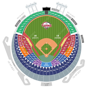 9월 25일 lg 트윈스 vs 한화 이글스 1루 레드석(2연석) 양도드립니다!