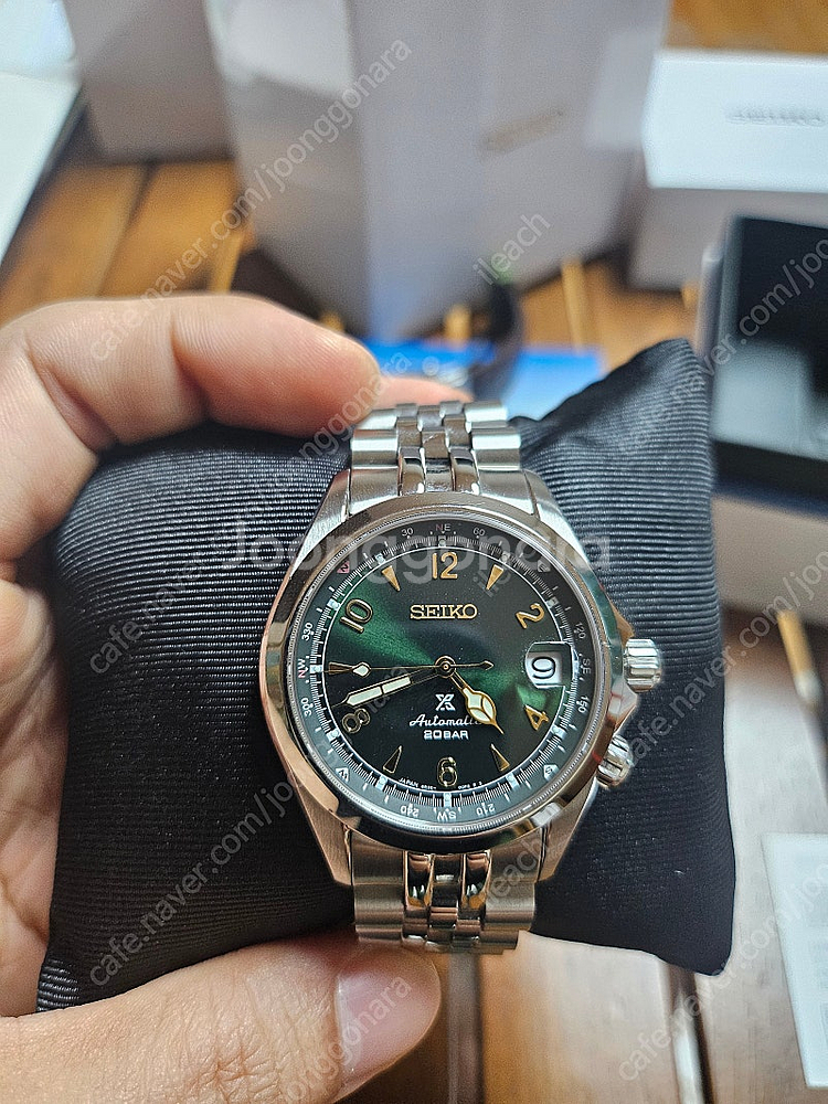 세이코 알피니스트 SPB121J1 + 스트랩코드 밀탯 ...--3