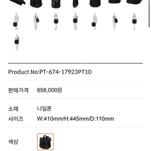 포터 투웨이 헬맷백 팝니다.