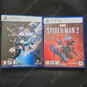 PS5 스텔라 블레이드와 스파이더맨 2팝니다